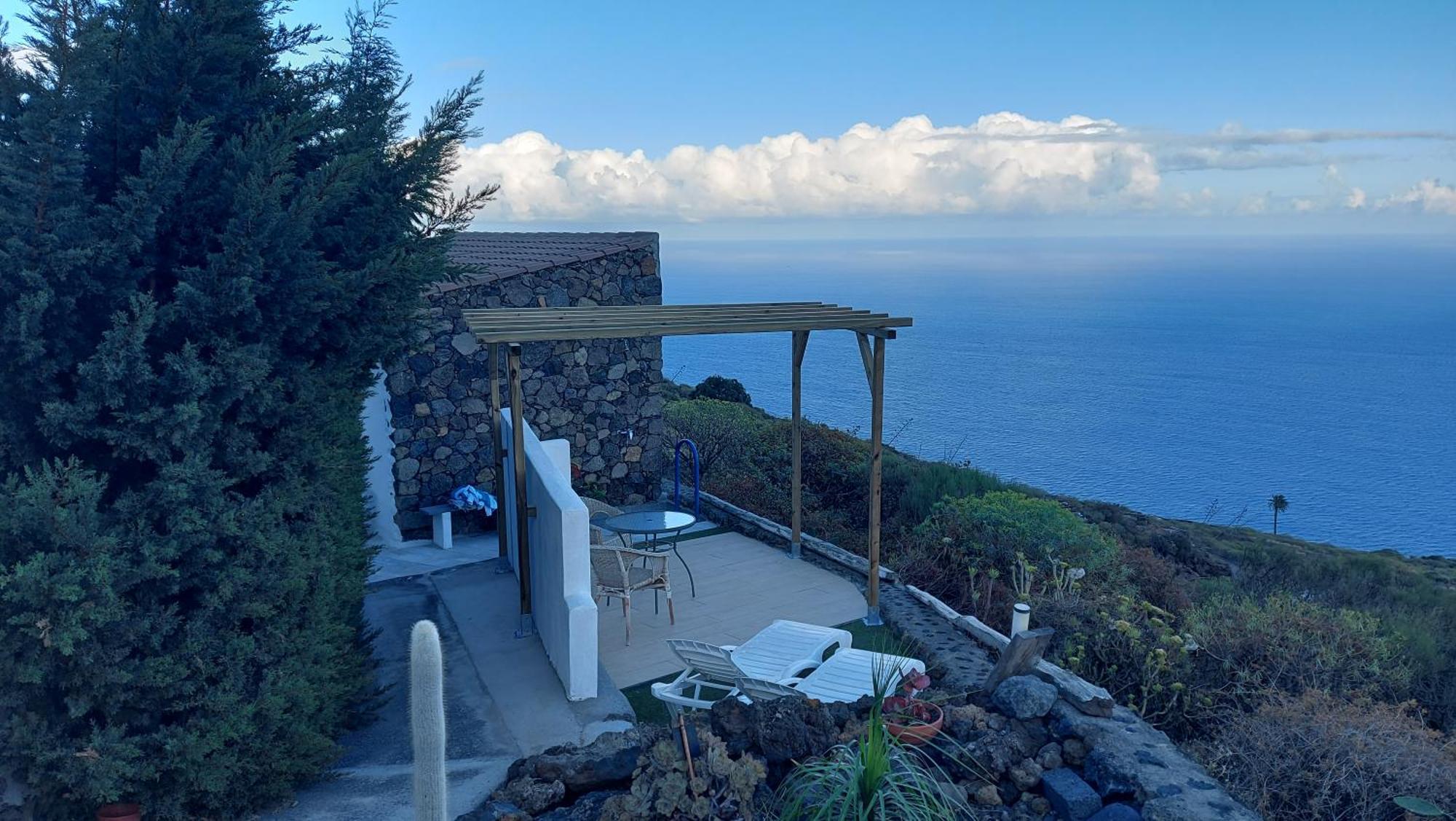 Casa El Mirador Villa Fuencaliente de la Palma Bagian luar foto